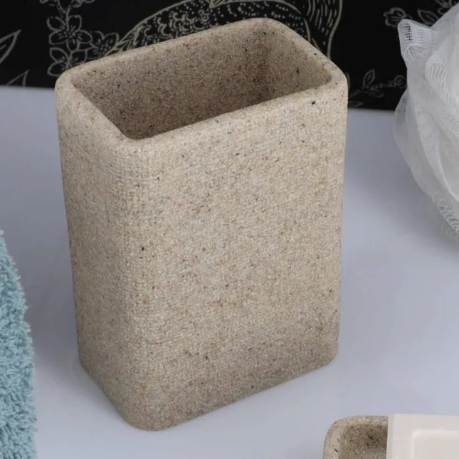 VASO POLIRESINA RECTANGULAR EFECTO ARENA NATURAL - 61141104