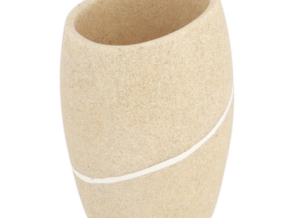VASO POLIRESINA REDONDO EFECTO PIEDRA NATURAL - 61153104