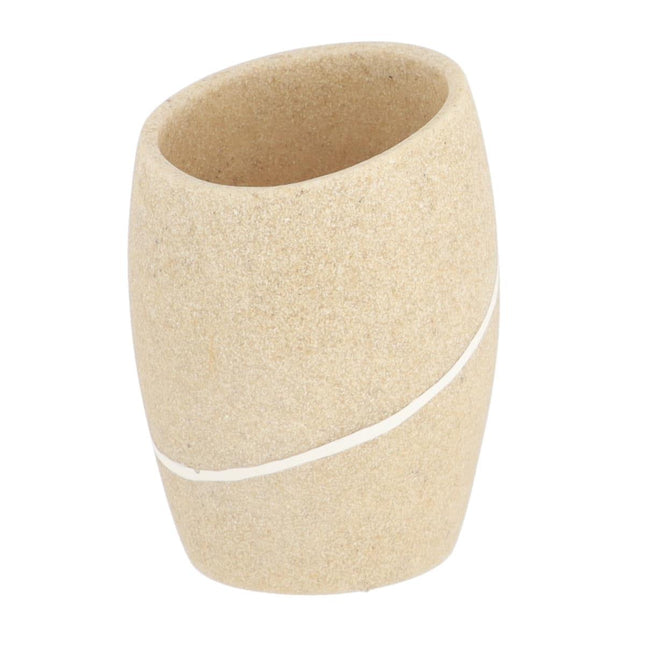 VASO POLIRESINA REDONDO EFECTO PIEDRA NATURAL - 61153104