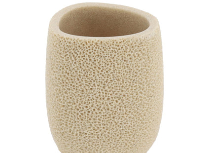 VASO POLIRESINA EFECTO ESPONJA DEL MAR NATURAL - 61157104