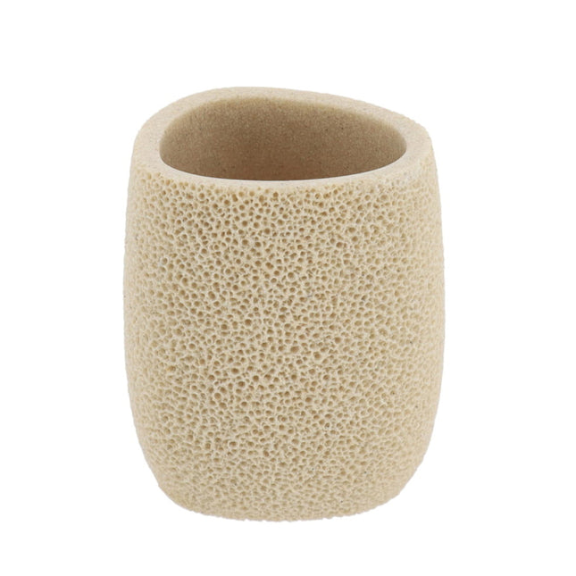 VASO POLIRESINA EFECTO ESPONJA DEL MAR NATURAL - 61157104
