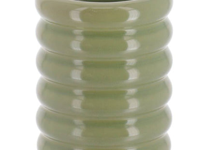 VASO GRES ESTILO 70'S 350ml VERDE OLIVA - 611861401