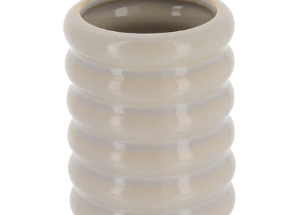VASO GRES ESTILO 70'S 350ML CRUDO - 61186269