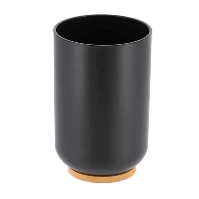 VASO de baño "Besson" NEGRO/BAMBÚ - 6174237
