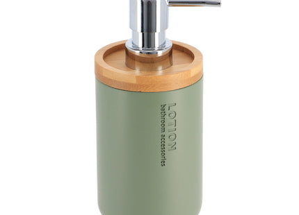 Distribuidor de jabón o loción 280ml en resina Caqui & Bambú  - 62101149