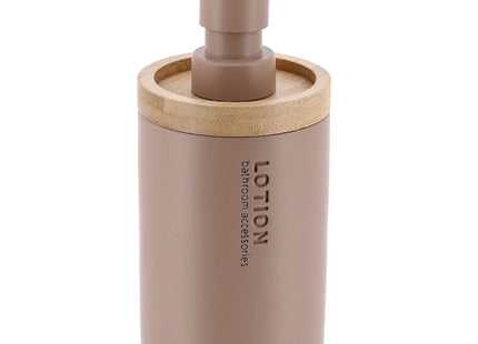 DISTRIBUIDOR DE JABON POLIRESINA 280 ML CAPUCINO/BAMBÚ - 62101166