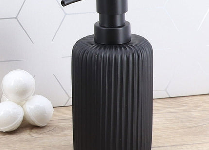 Distribuidor de jabón 230 ml "Stripes" Negro - 62103103