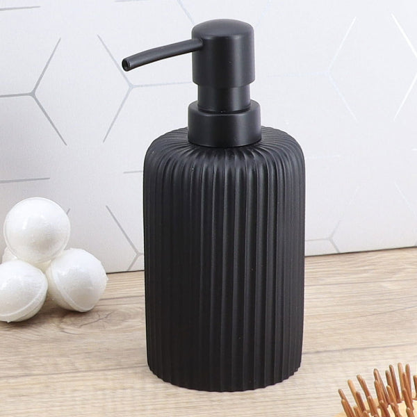 Distribuidor de jabón 230 ml "Stripes" Negro - 62103103