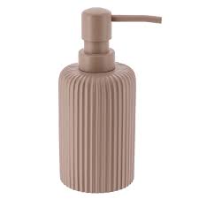DISTRIBUIDOR DE JABON ESTRIADO POLIRESINA 230 ML CAPUCINO - 62103166
