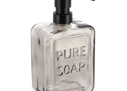 DISTIBUIDOR DE JABON PURE SOAP VIDRIO 570ML NEGRO - 62126103