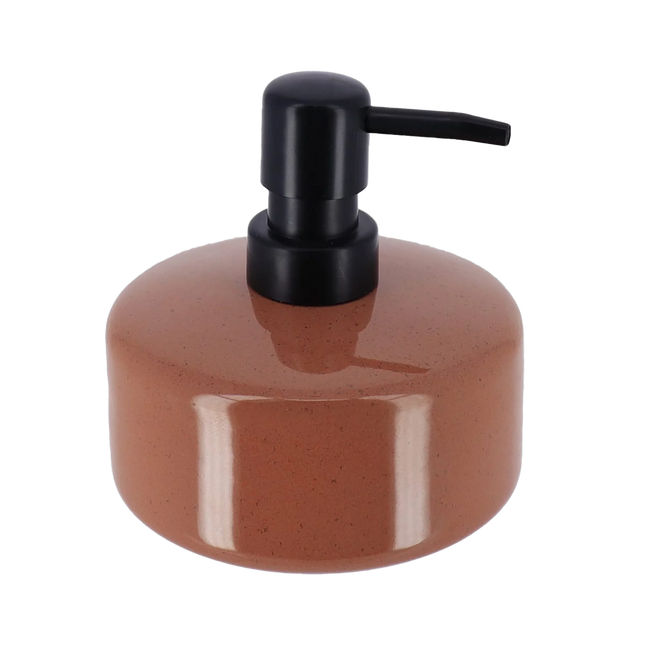 Distribuidor de jabón de cerámica color terracota 400ml - 62132168