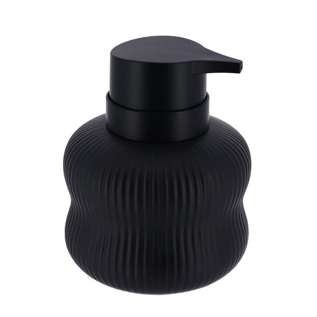 DISTRIBUIDOR DE JABON GRES 300ML REDONDO NEGRO - 62167108