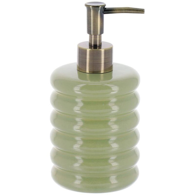 DISTRIBUIDOR DE JABON GRES ESTILO 70' 400ML VERDE OLIVA - 621861401
