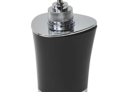 Distribuidor de jabón o loción "Conico" bicolor Negro y cromo 280ml - 6218N103