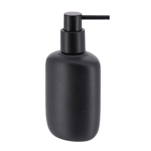 DISTRIBUIDOR DE JABON POLIRESINA OVAL 240ML NEGRO - 62202103