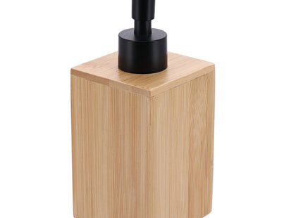 DISTRIBUIDOR DE JABON BOMBA POMPE NEGRA 250ML BAMBÚ - 6250N195