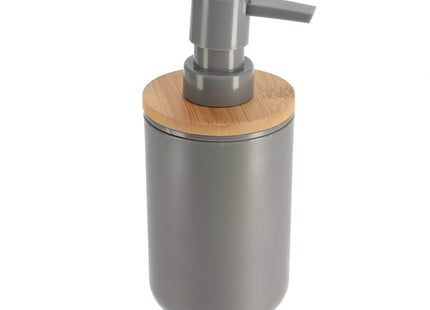 Distribuidor de jabón o loción 300ml Gris y Bambú - 6274260