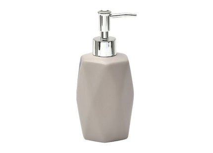 DISTRIBUIDOR DE JABON GRES FORMA DIAMANTE 330 ML TOPO - 6280165