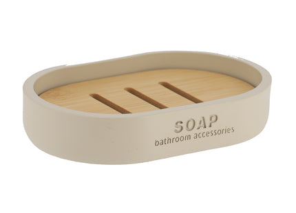JABONERA POLIRESINA BEIGE/BAMBÚ - 64101161