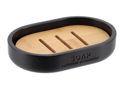 JABONERA POLIRESINA NEGRO/BAMBÚ - 64101237