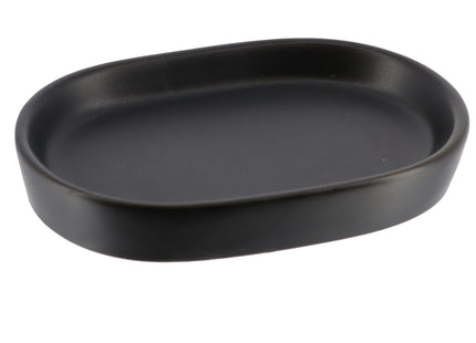Jabonera de cerámica negro - 64108103