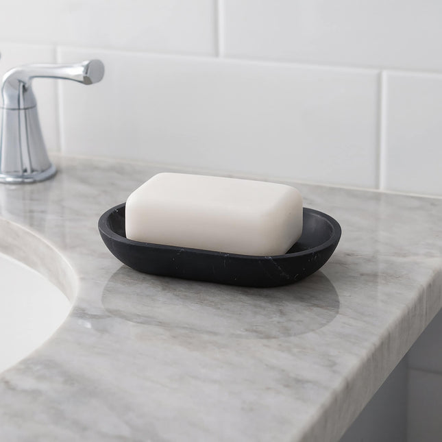 JABONERA POLIRESINA MARMOL NEGRO - 64122761
