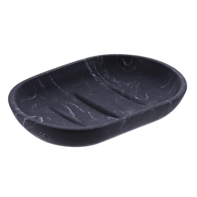 JABONERA POLIRESINA MARMOL NEGRO - 64122761