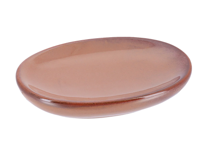 Jabonera de cerámica color terracota  - 64132168