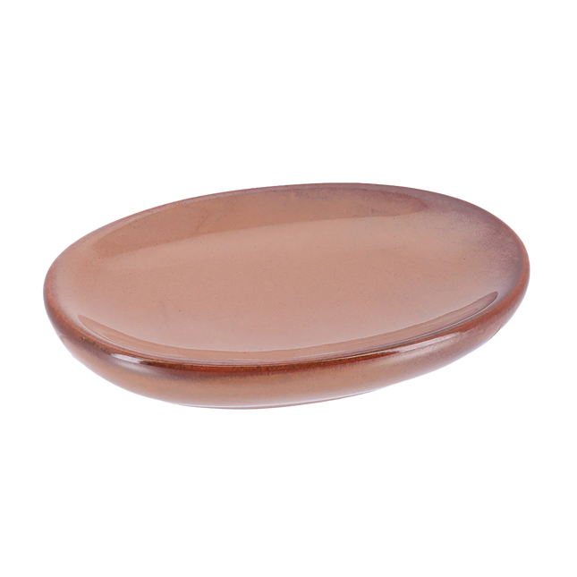 Jabonera de cerámica color terracota  - 64132168