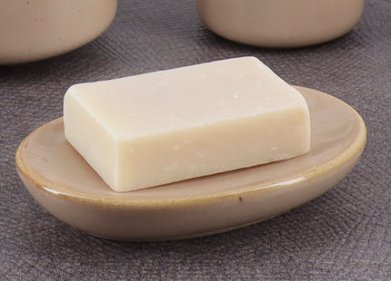 Jabonera de cerámica color beige - 64132169