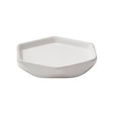 JABONERA GRES FORMA DIAMANTE  BLANCO - 6480100
