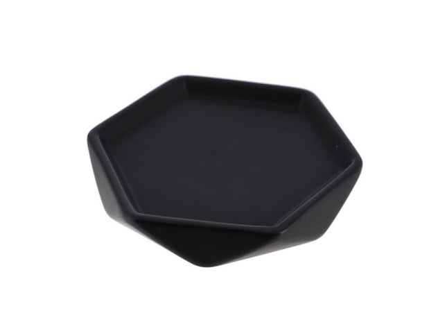 JABONERA GRES FORMA DIAMANTE  NEGRO - 6480103