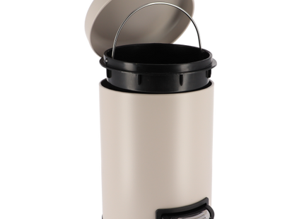 CUBO DE BASURA METAL 3L TAPA CON CAIDA AMORTIGUADA TOPO - 6543165