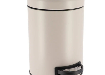 CUBO DE BASURA METAL 3L TAPA CON CAIDA AMORTIGUADA TOPO - 6543165