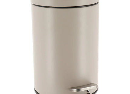 Cubo de basura de acero inoxidable de 3L Color topo - 6552165