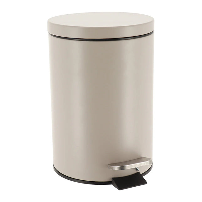 Cubo de basura de acero inoxidable de 3L Color topo - 6552165