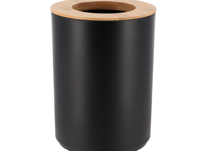 CUBO BASURA PS TAPA BAM 5L NEG/BAM - 6574N237