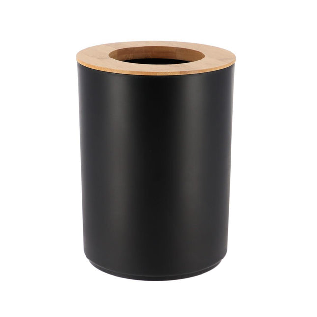 CUBO BASURA PS TAPA BAM 5L NEG/BAM - 6574N237