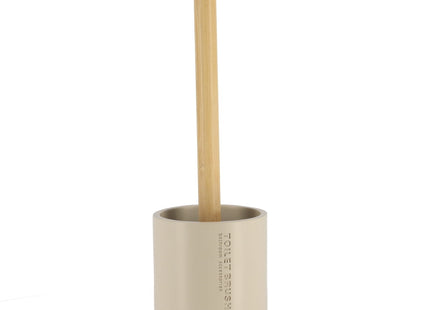 ESCOBILLA DE ASEO POLIRESINA - BEIGE/BAMBÚ - 66101161