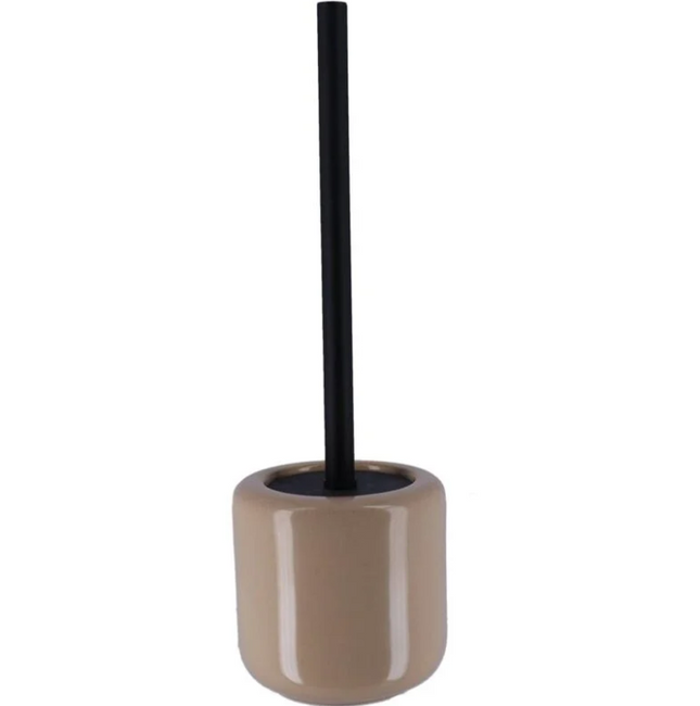 Cepillo de WC de cerámica color beige - 66132169