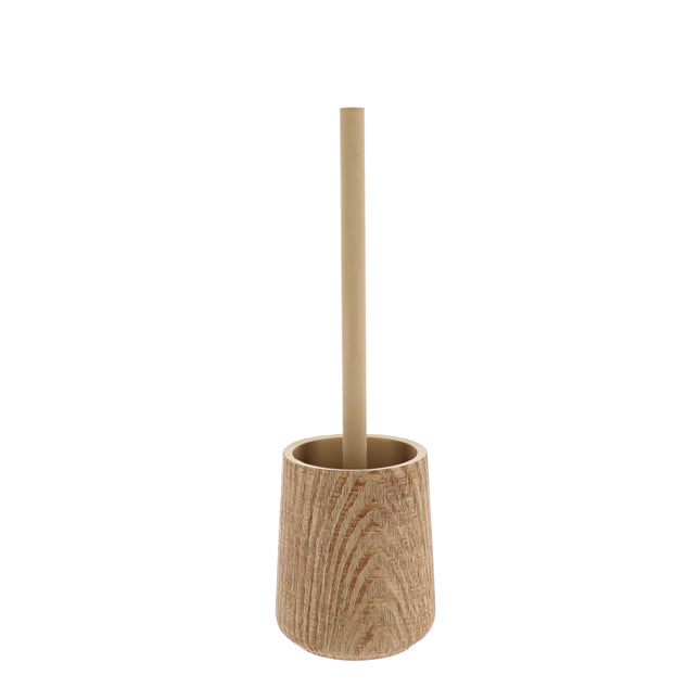 ESCOBILLA DE ASEO POLIRESINA ASPECTO MADERA NATURAL - 66203104