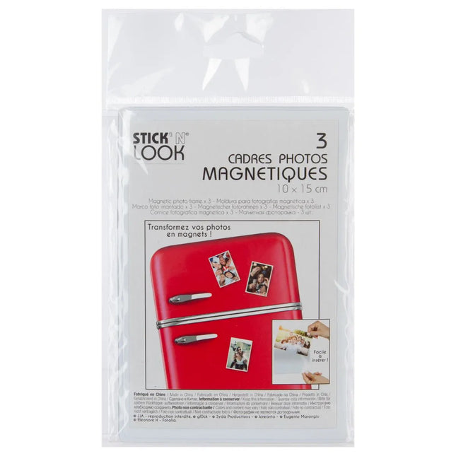 Juego de 3 marcos magnéticos 10X15cm  - 664350263
