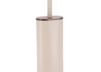 Escobilla de baño ovalada color beige - 6651169