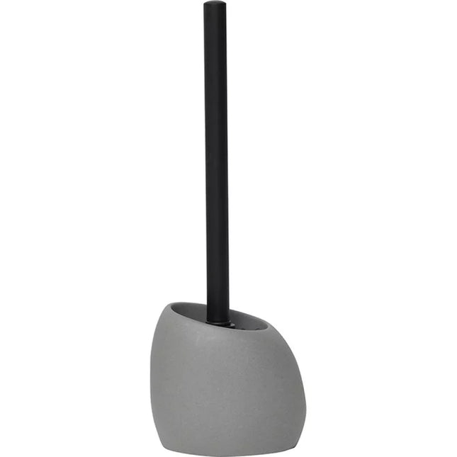 Cepillo de baño forma de guijarro gris oscuro - 6686180