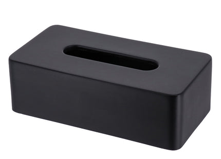 CAJA DE PAÑUELOS POLIRESINA NEGRO - 6726103