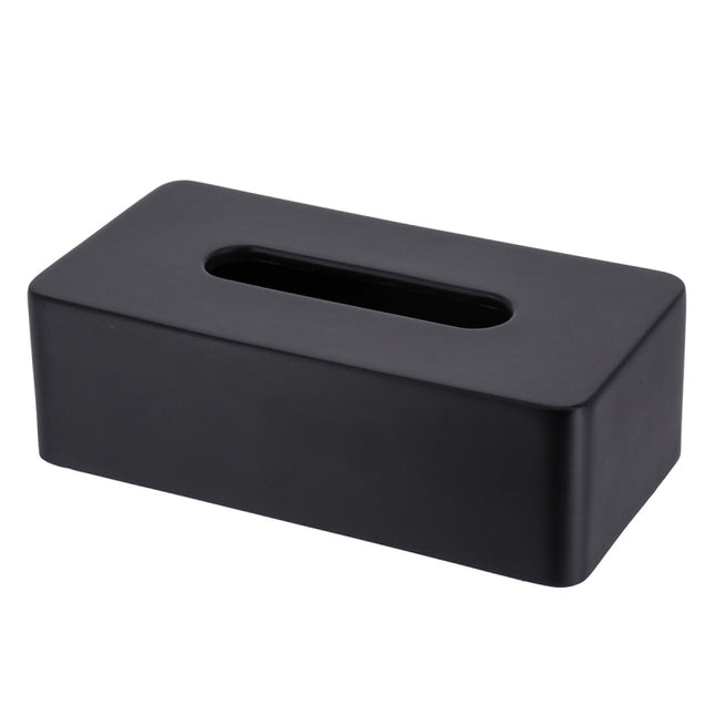 CAJA DE PAÑUELOS POLIRESINA NEGRO - 6726103