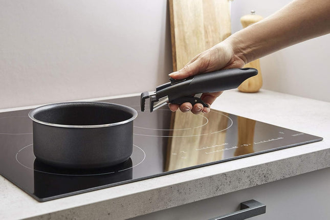 Juego de 2 sartenes D16 y 20 cm de aluminio antiadherente con mango extraíble - todas las placas de inducción "Sitram" - 713285