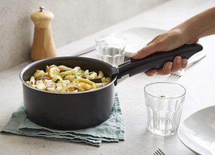 Juego de 2 sartenes D16 y 20 cm de aluminio antiadherente con mango extraíble - todas las placas de inducción "Sitram" - 713285