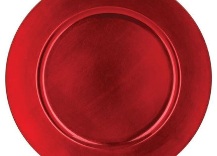 Plato de presentación redondo D33 rojo - 715850RG