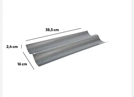 Set de 2 moldes metálicos para baguettes - 747062A